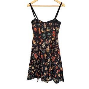 Living Dead Souls Women's Dress Small Rockabilly Goth Steampunk